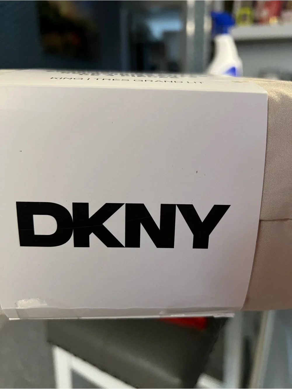 DKNY King 4-Piece Cooling Sheet Set in Light Beige